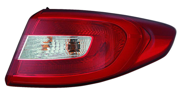 Tail Lamp Passenger Side Hyundai Sonata 2015-2017 Std Bulb Type Capa , Hy2805129C