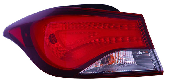 Tail Lamp Passenger Side Hyundai Elantra Sedan 2014-2016 Us Built Capa , Hy2805131C