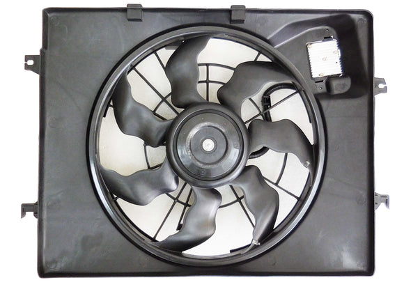 2011-2013 Hyundai Sonata Cooling Fan Assembly 2.4L Single Fan Assembly Korea Built