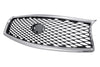 Grille Infiniti Q50 Sedan 2014-2017 Gray/Black With Chrome Front Ame , In1200118U