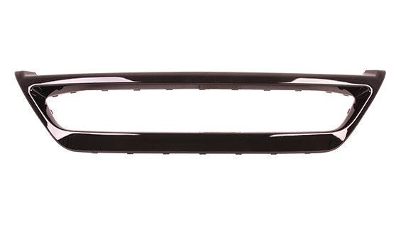 2010-2011 Kia Rio Sedan Grille Moulding Lower Painted-Black