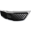 2014-2016 Kia Sportage Grille With Chrome Moulding 2.4L Painted Black