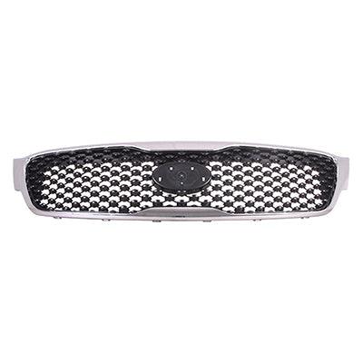 2016-2018 Kia Sorento Grille Matte Dark Gray With Chrome Front Without Moni Sx/Limited