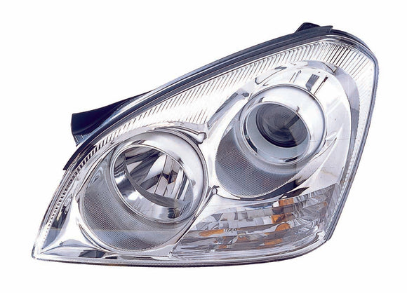 Head Lamp Driver Side Kia Magentis 2007-2008 Without App Pkg With Chrome Bezel Capa , Ki2502132C