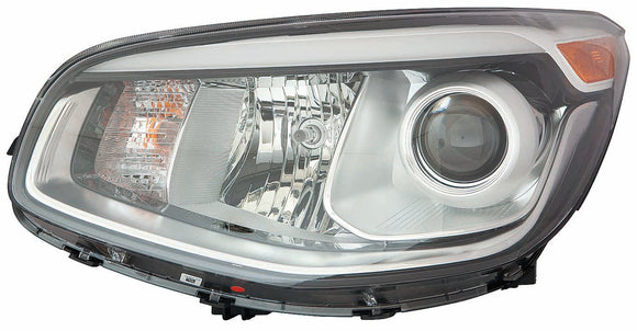 Head Lamp Driver Side Kia Soul 2014-2016 Halogen Projection Type Without Auto Capa , Ki2502168C