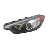 Head Lamp Driver Side Kia Forte 2014-2015 Halogen With Led Position Lamp Capa , Ki2502171C