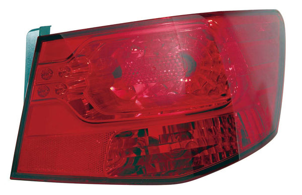 Tail Lamp Passenger Side Kia Forte 2010-2013 Capa