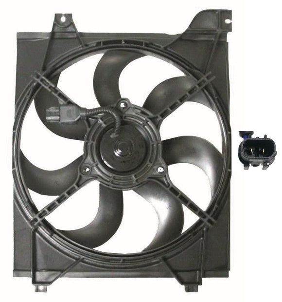 2006-2007 Kia Rio Sedan Cooling Fan Assembly