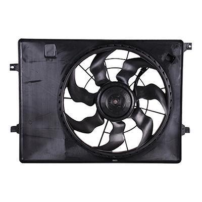 2016-2019 Kia Sorento Cooling Fan Assembly 2.4L L4/3.3L V6 Single Fan Assembly