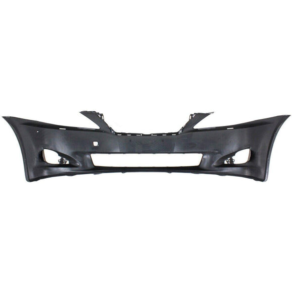 2009-2010 Lexus Is250 Sedan Bumper Front Primed Without Sensor With Washer Capa