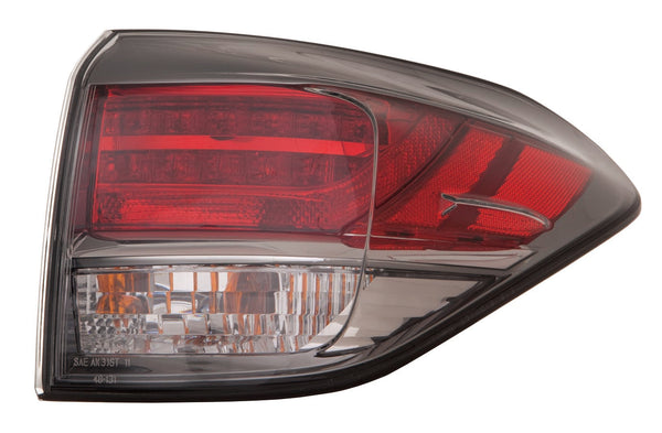 Tail Lamp Passenger Side Lexus Rx350 2013-2015 Canada Built Capa , Lx2805112C