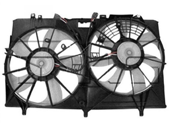 2010-2013 Lexus Rx450H Cooling Fan Assembly Without Fan Assembly Control Module