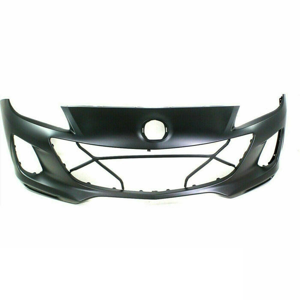 2012-2013 Mazda 3 Bumper Front Black 2.0/2.5L