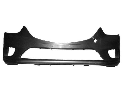 2014-2017 Mazda 6 Bumper Front Primed With Textured Lower Without Sensor (For 2016 Without Led Lamp) Capa