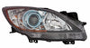 2012-2013 Mazda 3 Head Lamp Passenger Side Halogen (6 Speed With Blue Projector Bezel) High Quality