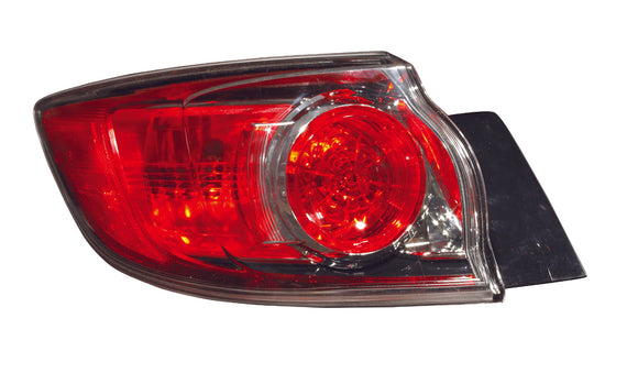 Tail Lamp Driver Side Mazda Mazda 3 2010-2013 Without Led Standard Hatchback Capa , Ma2800147C