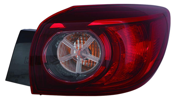 Tail Lamp Passenger Side Mazda Mazda 3 2014-2018 Hatchback Bulb Type Japan Built Capa , Ma2805115C