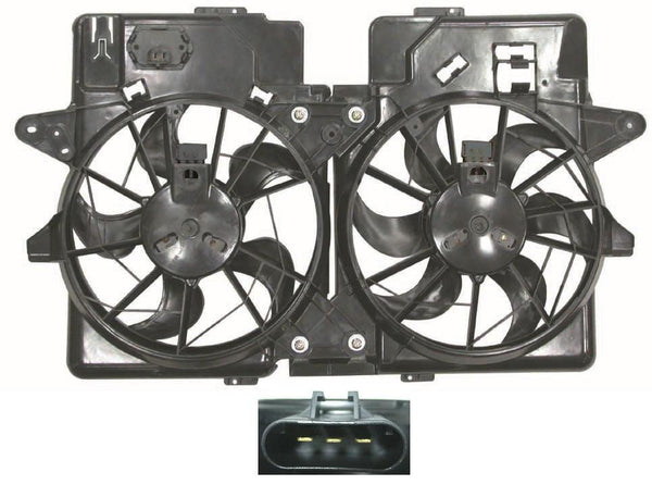 2001-2004 Mazda Tribute Cooling Fan Assembly V6