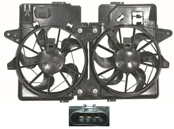 2001-2004 Ford Escape Cooling Fan Assembly V6