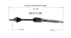 2000-2011 Ford Focus C V Axle Passenger Side