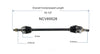 1987-1999 Toyota Tercel C V Axle Passenger Side(80-6142)