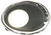 Fog Lamp Bezel Front Passenger Side Nissan Qashqai 2017-2019 Textured Black With Chrome Finish , Ni1039156U