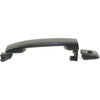 2005-2009 Nissan Pathfinder Door Handle Front Driver Side Outer Ptm Black Without Offrontoad