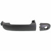 2007-2011 Nissan Versa Door Handle Front Driver Side Outer Without Smart Entry With Keyhole/Cover Primed Black