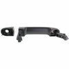 2007-2011 Nissan Versa Door Handle Front Driver Side Outer Without Smart Entry With Keyhole/Cover Primed Black