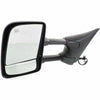 2004-2015 Nissan Titan Mirror Driver Side Power Heated Memory With Big Tow Pkg Chrome For Le Model 04-15/Sl 2014