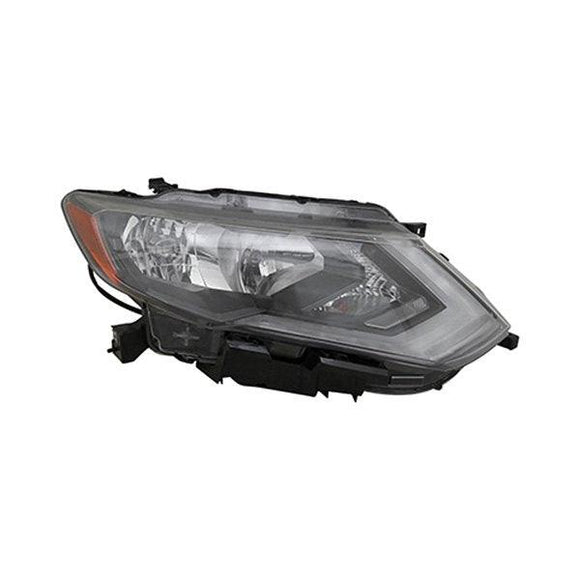 2017-2020 Nissan Rogue Head Lamp Passenger Side Halogen High Quality