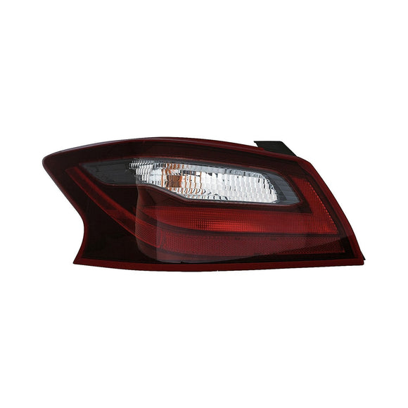 Tail Lamp Driver Side Nissan Altima 2017-2018 Sr Model With Dark Red Bezel Capa , Ni2804111C