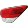 2013-2016 Nissan Pathfinder Tail Lamp Passenger Side High Quality