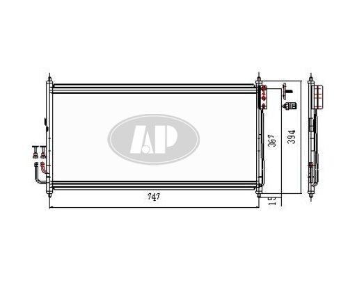 2003-2007 Nissan Murano Condenser (3248)