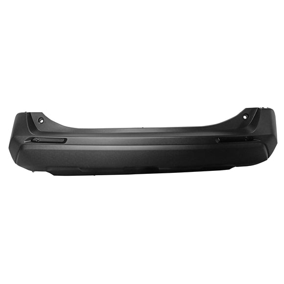 Bumper Rear Toyota Rav4 2019-2023 Textured Without Sensor Le/Xle Model (1-Pc Type With Integral Lower) , To1100346U