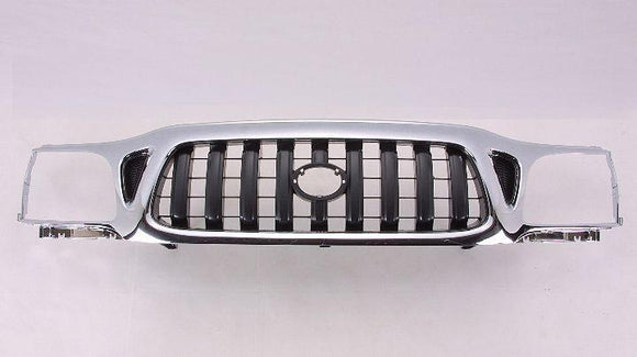 2001-2004 Toyota Tacoma  Grille Chrome/Dark Gray