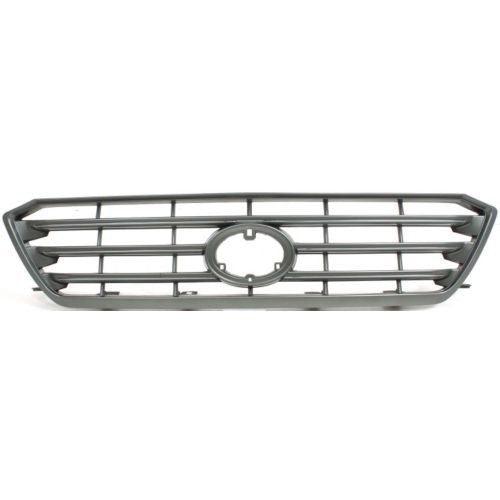 2008-2010 Toyota Highlander Grille Base Painted Slv-Gray/Gray