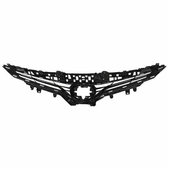 Grille Front Upper Toyota Camry 2021-2023 Black Le/Xle Models , To1200466U