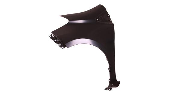 2012-2014 Toyota Yaris Hatchback Fender Front Driver Side Without Side Lamp Hole With Moulding Hole Se Model