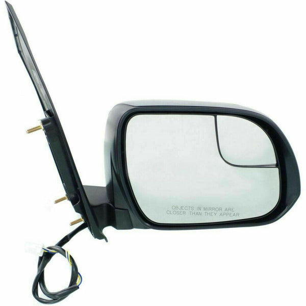 2015-2020 Toyota Sienna Mirror Passenger Side Power Textured With Spotter Glass Without Blind Spot/Heat