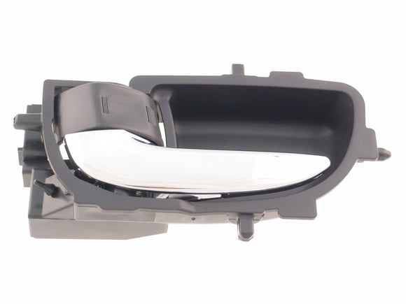 2007-2011 Toyota Yaris Sedan Door Handle Front Driver Side Inner (Chrome Lever/Black Housing)