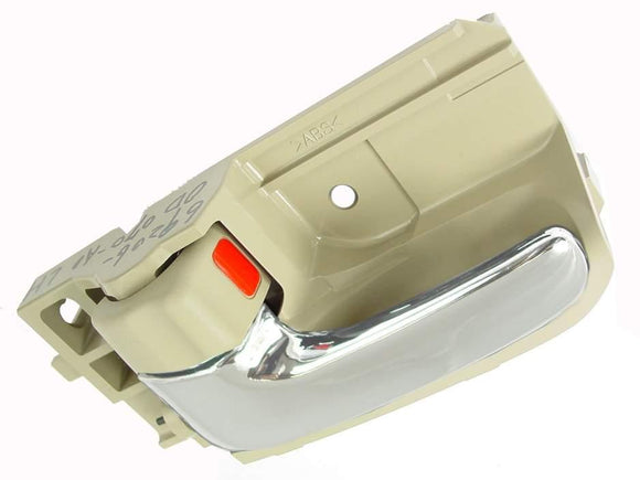 2003-2008 Toyota Corolla Sedan Door Handle Front Driver Side Inner (Chrome/Beige)