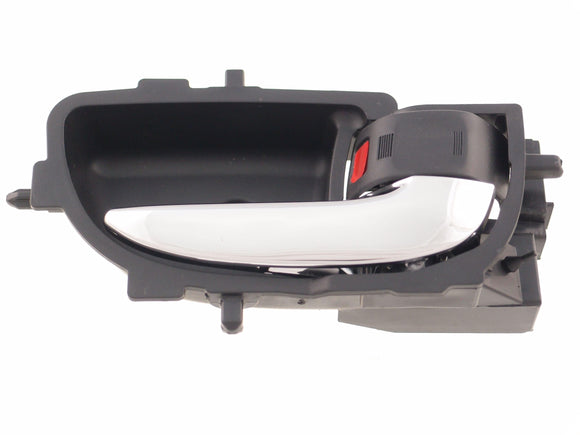 2007-2011 Toyota Yaris Sedan Door Handle Front Passenger Side Inner (Chrome Lever/Black Housing)