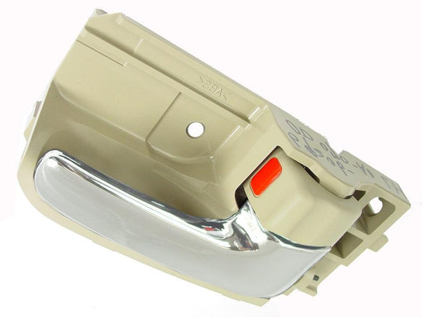 2003-2008 Toyota Corolla Sedan Door Handle Front Passenger Side Inner (Chrome/Beige)