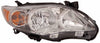 2011-2013 Toyota Corolla Sedan Head Lamp Passenger Side Base/Ce/Le/Xle Model Usa High Quality
