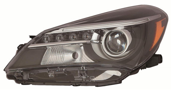 2015-2017 Toyota Yaris Hatchback Head Lamp Driver Side Halogen With Led Drl Se Model High Quality