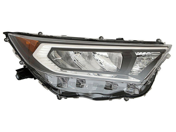 2019-2021 Toyota Rav4 Head Lamp Passenger Side Led With Chrome Housing Japan Built High Quality