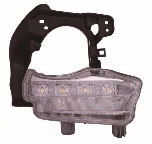 Daytime Running Lamp Passenger Side On Toyota Highlander 2014-2016 Bumper Capa , To2563100C