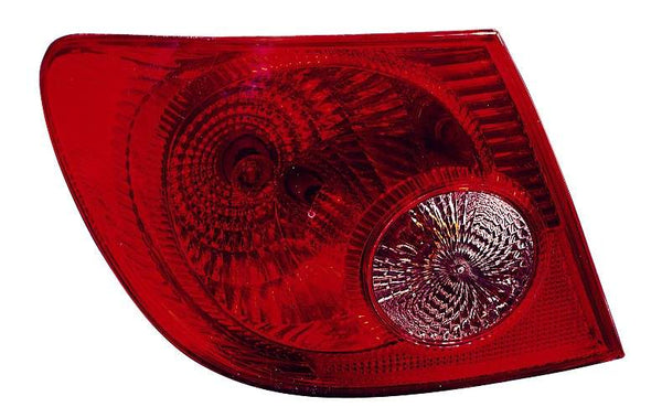 Tail Lamp Driver Side Toyota Corolla Sedan 2005-2008 Capa