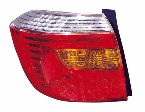 Tail Lamp Driver Side Toyota Highlander 2008-2010 Base-Ltd Capa , To2800173C